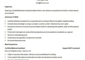 Free Medical assistant Resume Templates 5 Medical assistant Resume Templates Doc Pdf Free