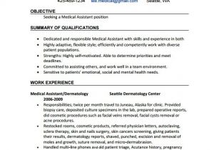 Free Medical assistant Resume Templates Medical assistant Resume Template 8 Free Word Excel