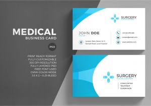 Free Medical Business Card Templates Printable Free Medical Business Card Psd Image Collections Card