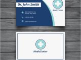 Free Medical Business Card Templates Printable Modern Medical Business Card Template Vector Free Download