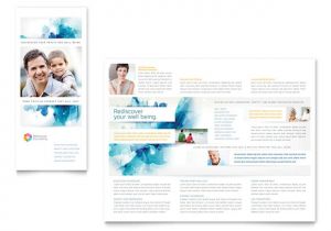 Free Mental Health Brochure Templates Behavioral Counseling Tri Fold Brochure Template Design