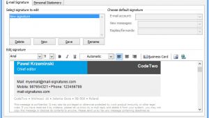 Free Microsoft Outlook Email Templates HTML Email Signature Setup In Outlook 2007
