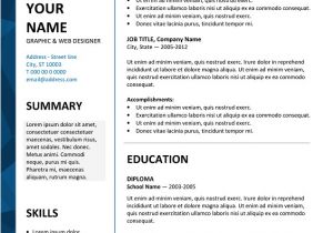 Free Microsoft Resume Templates for Word Dalston Free Resume Template Microsoft Word Blue Layout