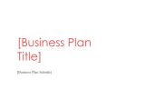 Free Microsoft Word Business Plan Template Business Plan Template Ms Office Guru