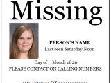 Free Missing Person Flyer Template Poster Templates Archives Microsoft Word Templates