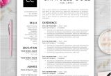 Free Monogram Resume Template Monogram Resume Template Cv Template Resume Template Word