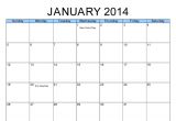 Free Monthly Calendar Templates 2014 Free Printable 2014 Monthly Calendar Template Calendar