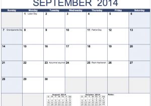 Free Monthly Calendar Templates 2014 Horizontal 2014 Monthly Calendar Template for Numbers