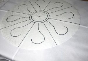 Free Motion Quilting with Freezer Paper Template Marking Quilting Design Onto the top Sharpie On Freezer