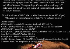 Free Mx Resume Templates Sponsor Resume Help Non Moto Motocross forums