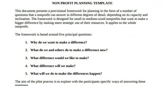 Free Nonprofit Business Plan Template Word Free Nonprofit Business Plan Template 2016 Sanjonmotel