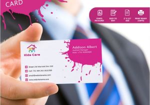 Free Nursing Business Card Templates Daycare Business Cards thelayerfund Com
