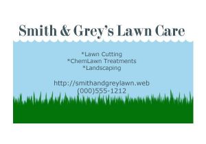 Free Nursing Business Card Templates Lawn Care Business Card Templates Free Lawn Care Business