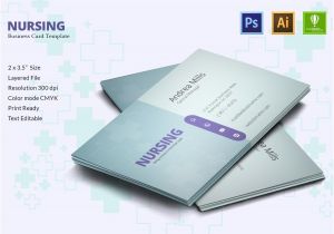 Free Nursing Business Card Templates Nursing Template 15 Psd Ai Cdr format Download Free