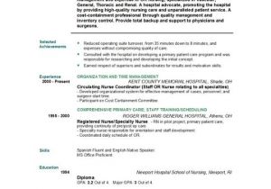 Free Nursing Resume Template Nursing Resume Templates Easyjob Easyjob