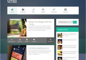 Free One Page Blogger Templates Flat Vetro Magazine Blogger Template Abtemplates Com