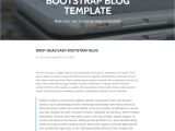 Free One Page Blogger Templates Free Bootstrap 4 Template 2018