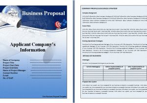 Free Online Business Proposal Template Business Proposal Template by formsword