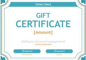 Free Online Certificate Templates for Word 20 Printable Gift Certificates Certificate Templates