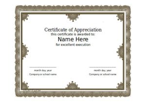 Free Online Certificate Templates for Word 36 Word Certificate Templates Free Premium Templates