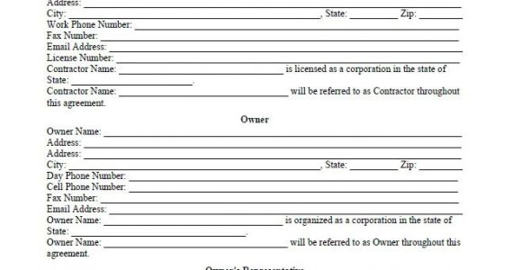 Free Online Contracts Templates 40 Great Contract Templates Employment Construction