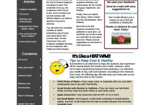 Free Online Newsletter Templates Pdf 10 Employee Newsletter Templates Sample Templates