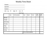 Free Online Timesheet Template 21 Weekly Timesheet Templates Free Sample Example