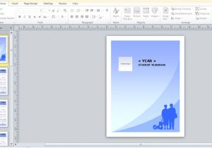 Free Online Yearbook Templates Yearbook Template for Microsoft Publisher