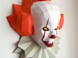 Free Paper Card Model Downloads Diy Pennywise 2017 3d Model Template with Images Paper