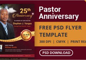 Free Pastor Appreciation Flyer Templates Free Pastor Anniversary Flyer Psd Template Designyep