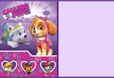 Free Paw Patrol Happy Birthday Card Free Printable Paw Patrol Party Invitation Card
