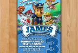 Free Paw Patrol Happy Birthday Card Paw Patrol Invitation Chase Paw Patrol Party Invite Paw