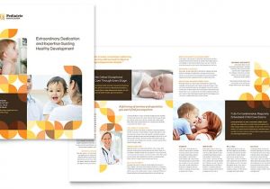 Free Pediatric Brochure Templates Pediatric Doctor Brochure Template Word Publisher