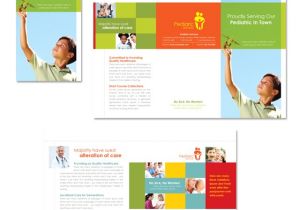 Free Pediatric Brochure Templates Pediatrician Child Care Tri Fold Brochure Template