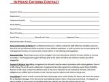 Free Personal Chef Contract Template In House Catering Contract Free Download In Pdf Catering