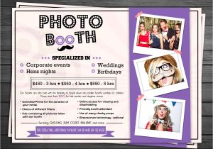 Free Photo Booth Flyer Template Bold Serious Marketing Flyer Design for Cheeky Moments