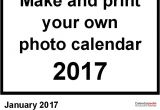 Free Photo Calendar Template 2017 Photo Calendar 2017 Free Printable Excel Templates