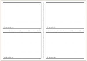 Free Photo Card Templates to Print Free Printable Flash Cards Template