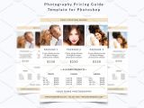 Free Photoshop Flyer Templates for Photographers Photography Pricing Guide Template Flyer Templates