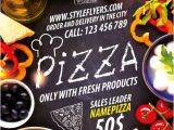 Free Pizza Flyer Template Design Download the Pizza Restaurant Free Flyer Template for