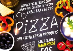 Free Pizza Flyer Template Design Download the Pizza Restaurant Free Flyer Template for