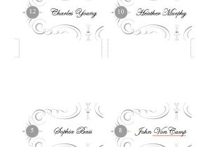 Free Placecard Template 5 Printable Place Card Templates Designs Free