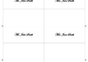 Free Placecard Template 7 Best Images Of Printable Folded Place Card Template