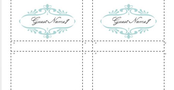 Free Placecard Template How to Make Your Own Place Cards for Free with Word and