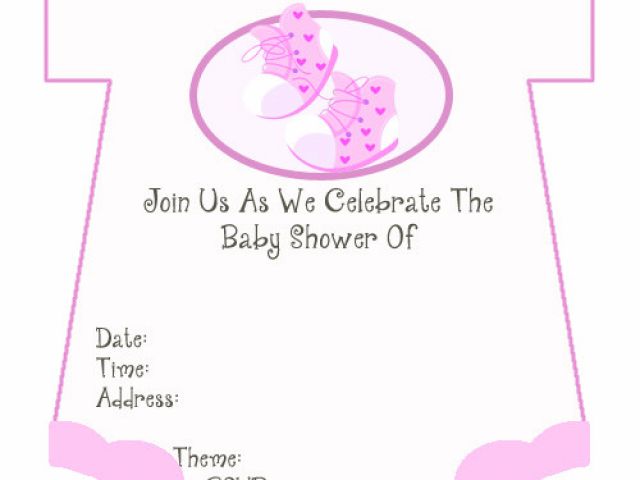 Free Printable Baby Shower Invitation Templates for A Girl Free ...