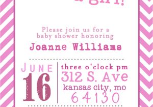 Free Printable Baby Shower Invitation Templates for A Girl Template Free Printable Baby Shower Girl Invitation