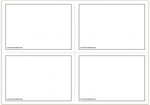 Free Printable Blank Card Template Free Printable Flash Cards Template