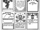 Free Printable Bookplates Templates Antique Book Plates Confessions Of A Bookplate Junkie Sc