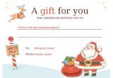 Free Printable Christmas Gift Certificate Template Word Christmas Gift Certificate Template 16 Word Pdf