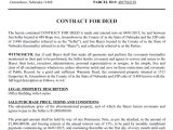 Free Printable Contract for Deed Template Contract for Deed Template Create A Free Contract for